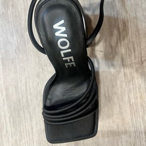 Naked Wolfe angel sandal platform black size 35